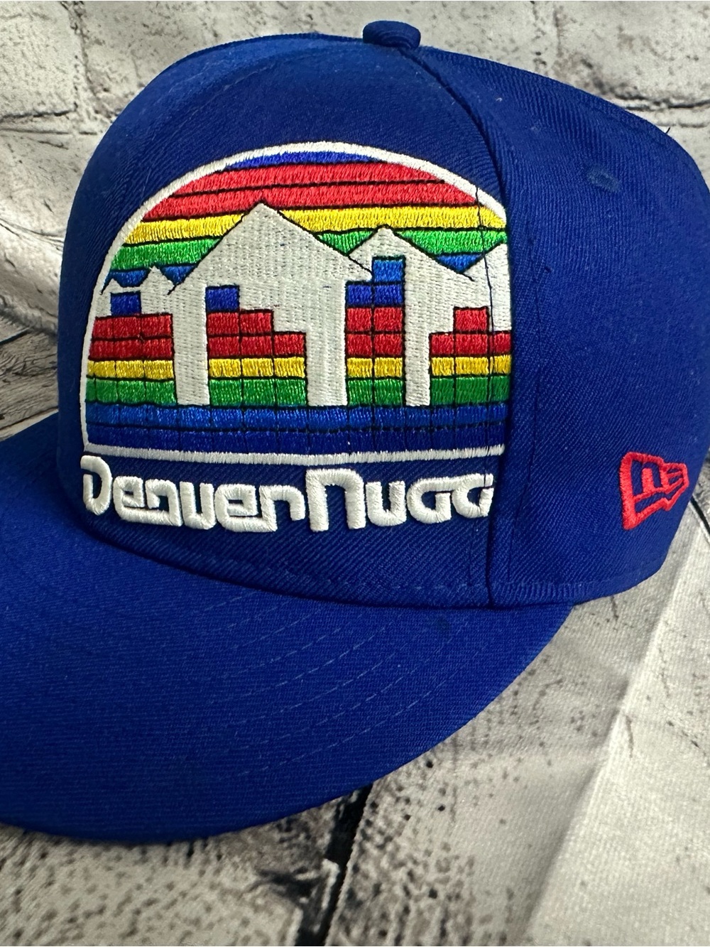 New Era Royal Blue 59FIFTY Fitted Hat with Team Patch Accents